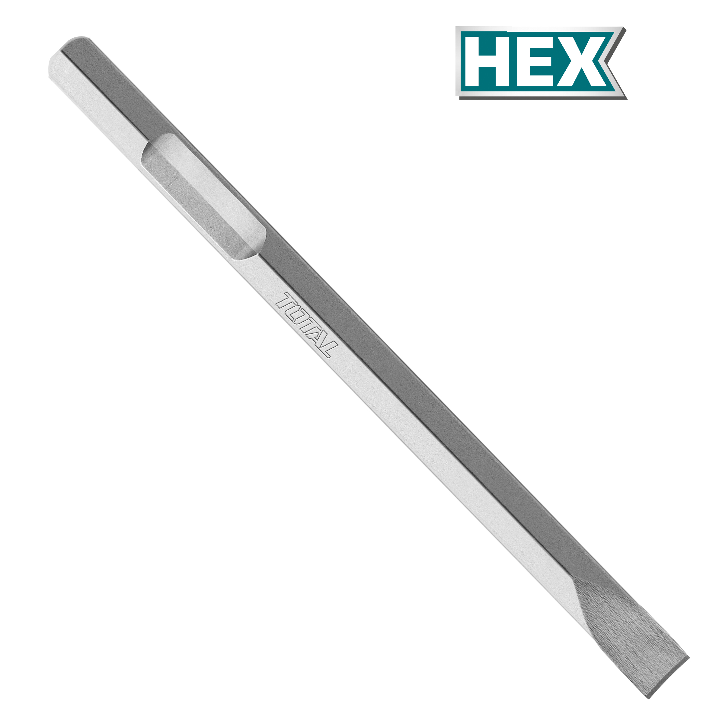 HEX chisel TAC1532282 | 530 x 35 mm | Chrome-molybdenum (Cr-Mo)