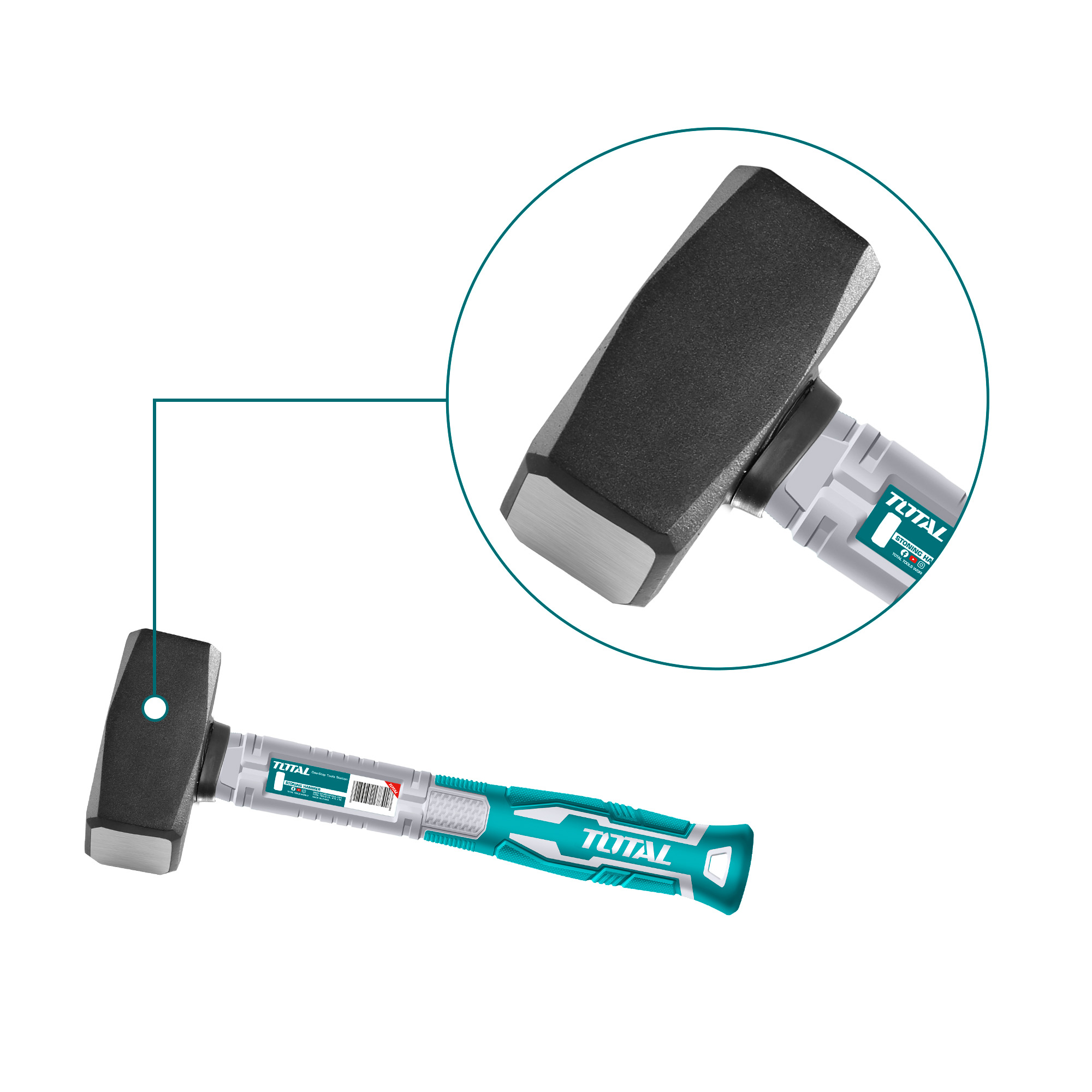 Sledgehammer  THT72 | 1500 g | Fibre handle