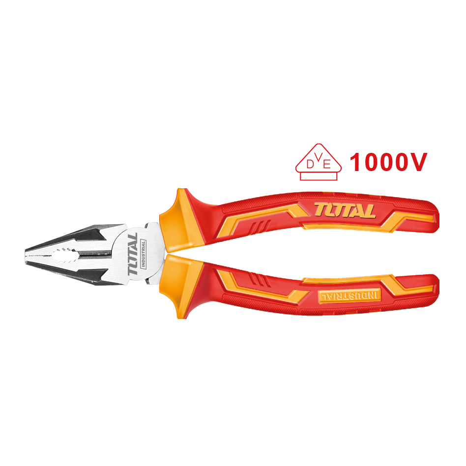 Universal insulated pliers THTIP21 | 160 mm | Chrome-vanadium (Cr-V)