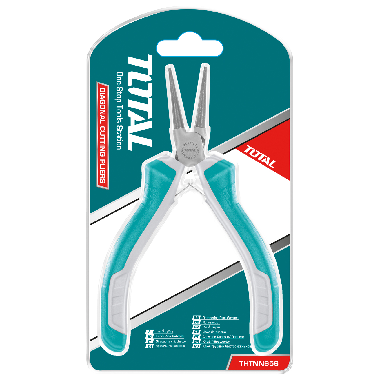 Mini round-nose pliers THTMN656 | 115 mm | Chrome-vanadium (Cr-V)