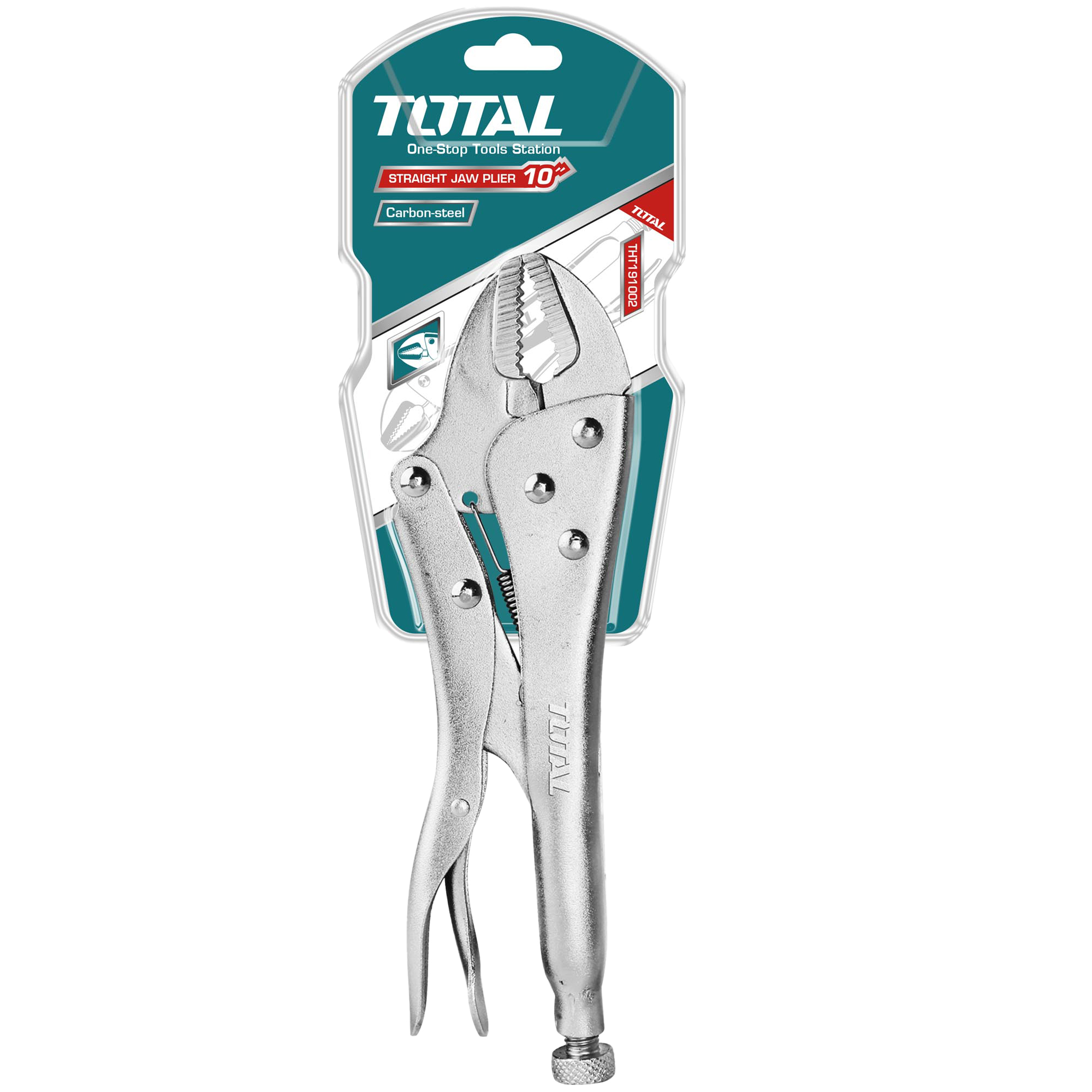 Curved jaw locking pliers THT191002 | 250 mm | Carbon steel