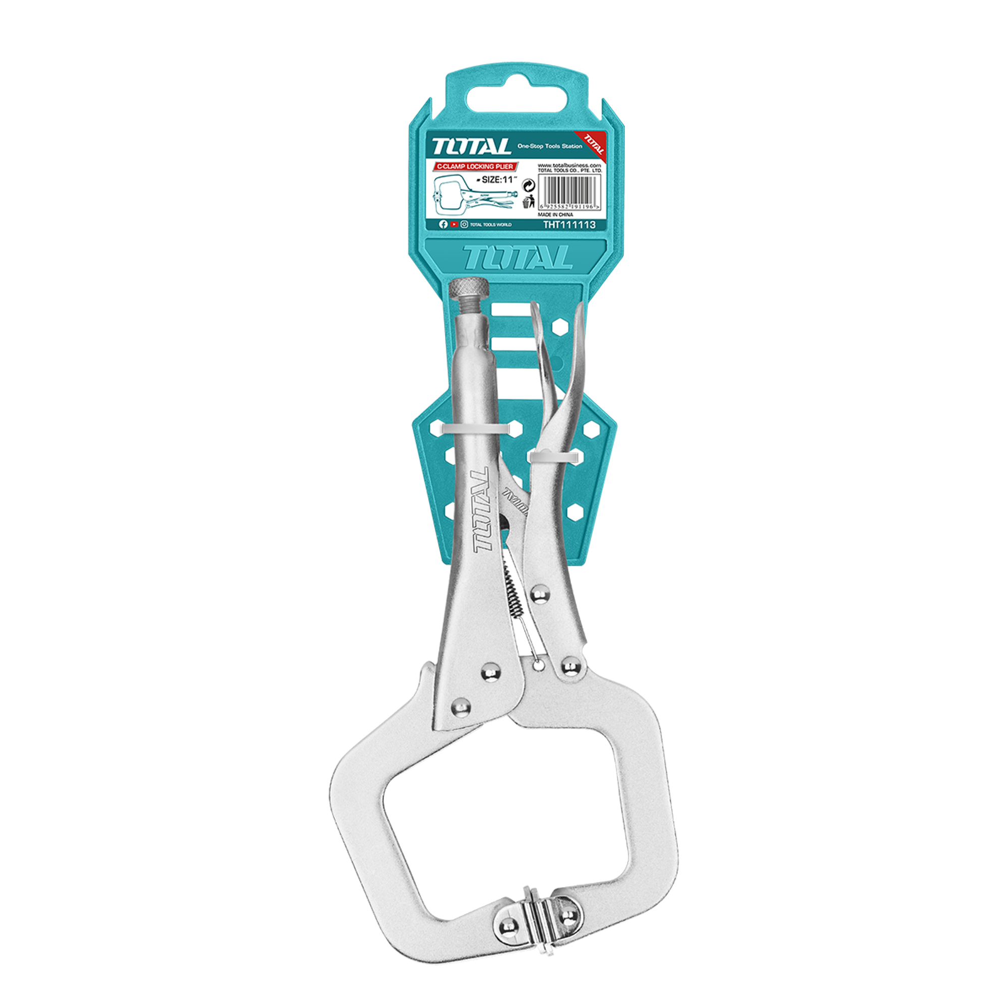 C-type jaw locking pliers THT111113 | 280 mm | Carbon steel