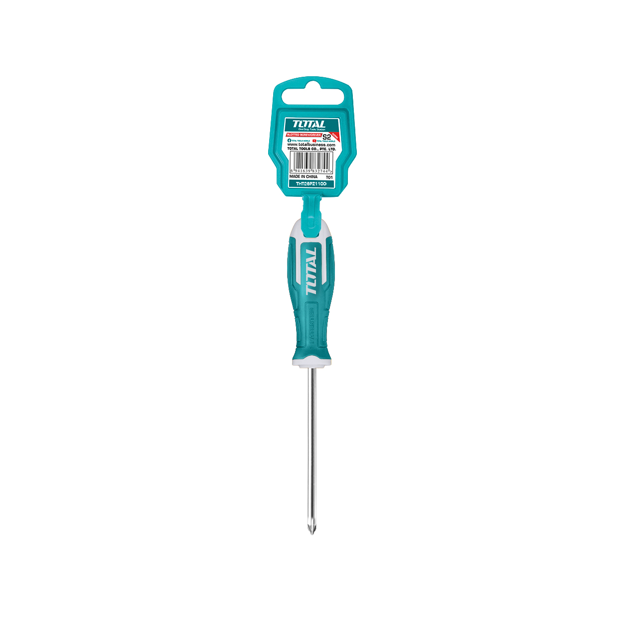 Pozidrive screwdriver  THT26PZ | PZ1 x 100 mm | Steel