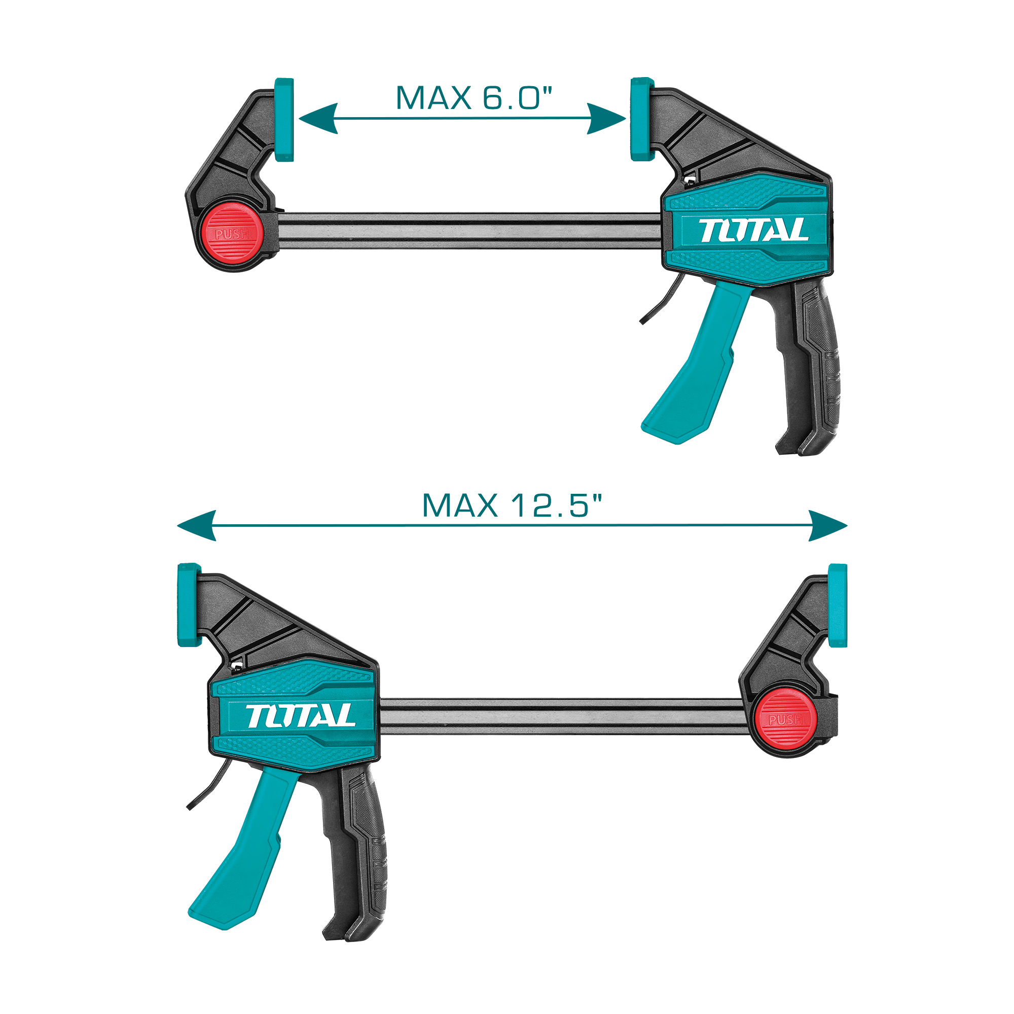 Automatic clamp THT134060 | 150 x 63 mm | Plastic