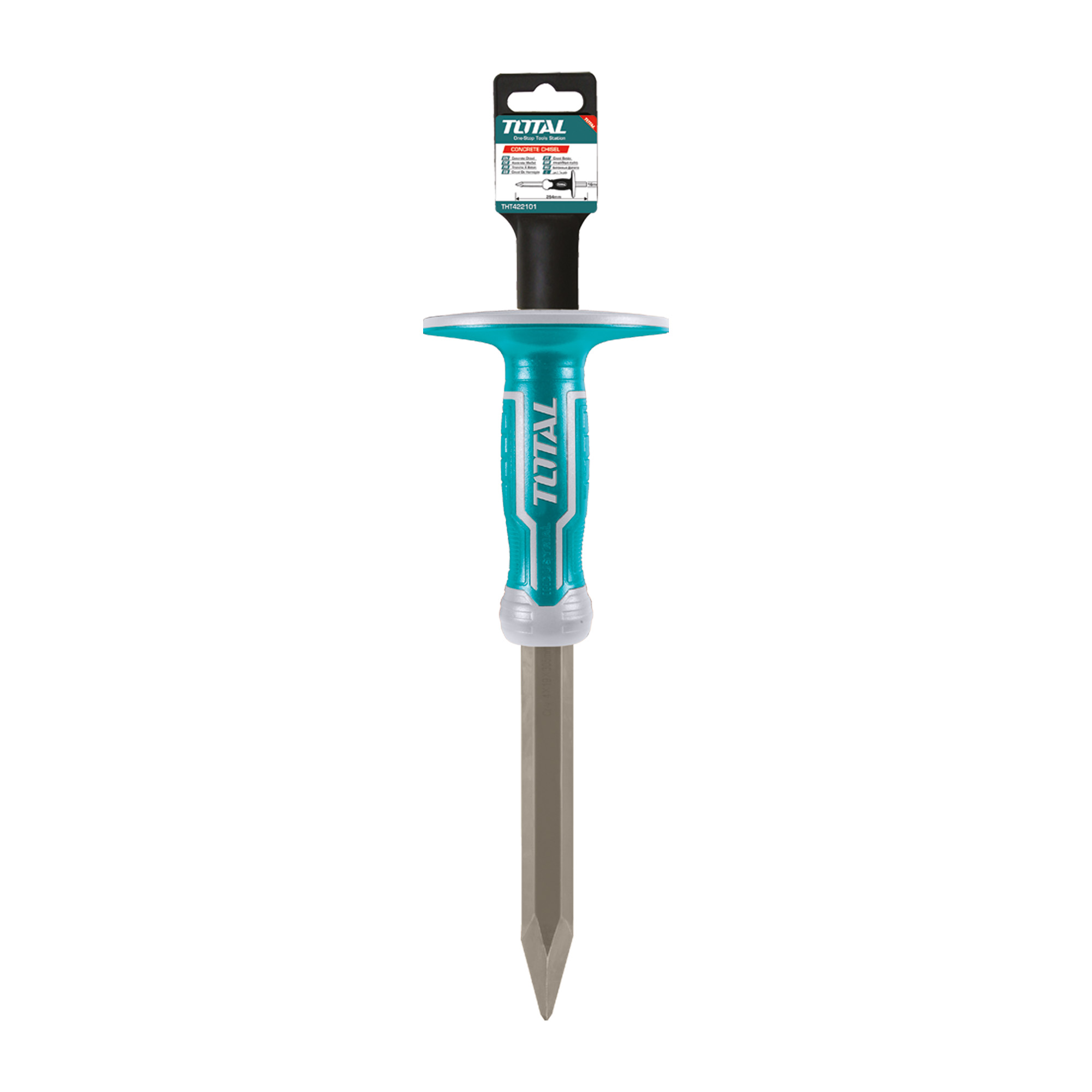 Point chisel with guard THT442121 | 305 x 19 mm base