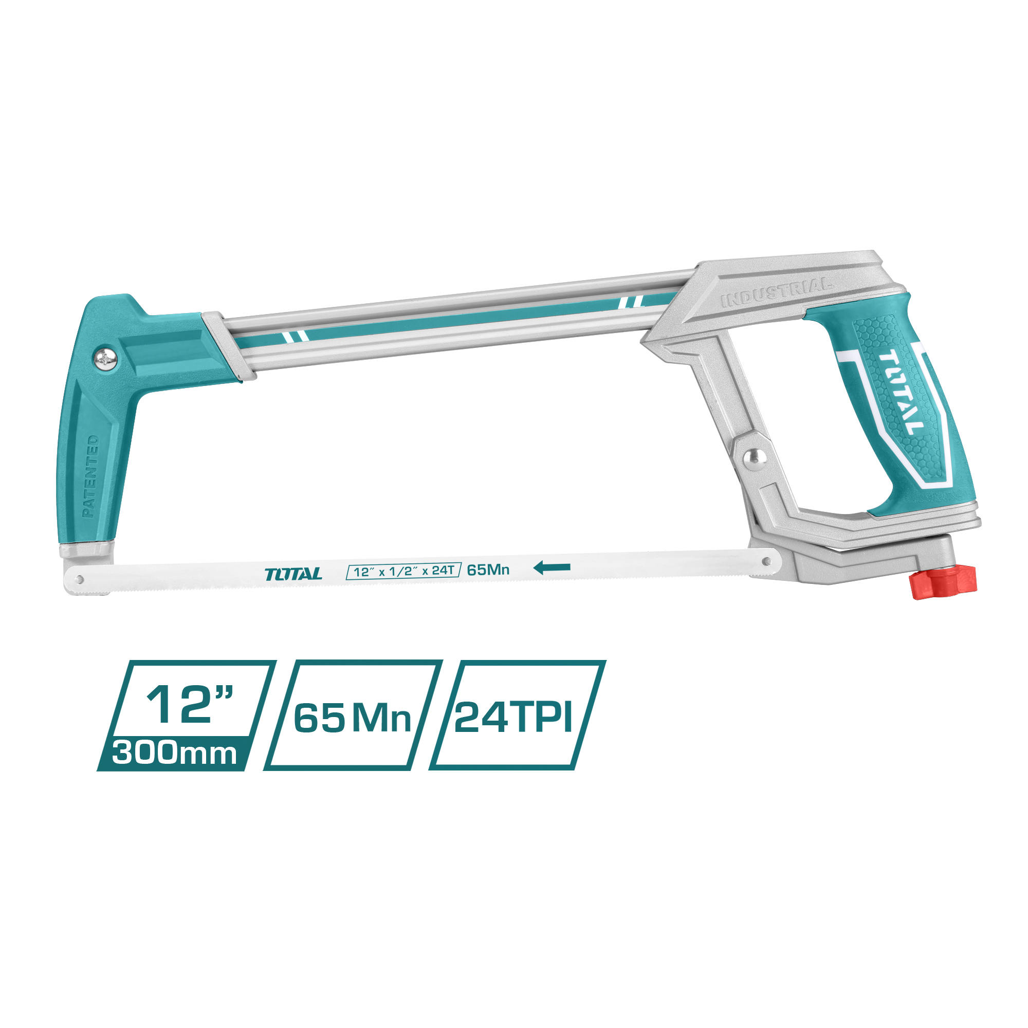 Hacksaw frame THT54106 | 300 mm | Aluminium
