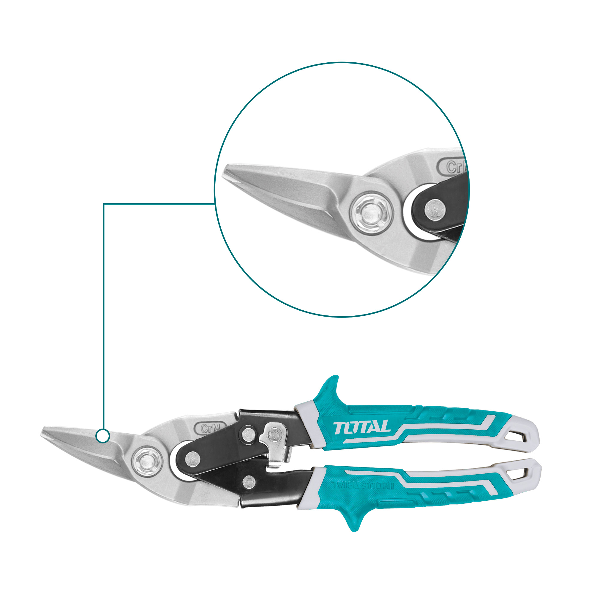 Tin snips  THTJ531106 | 250 mm | Chrome-molybdenum (Cr-Mo) - Left