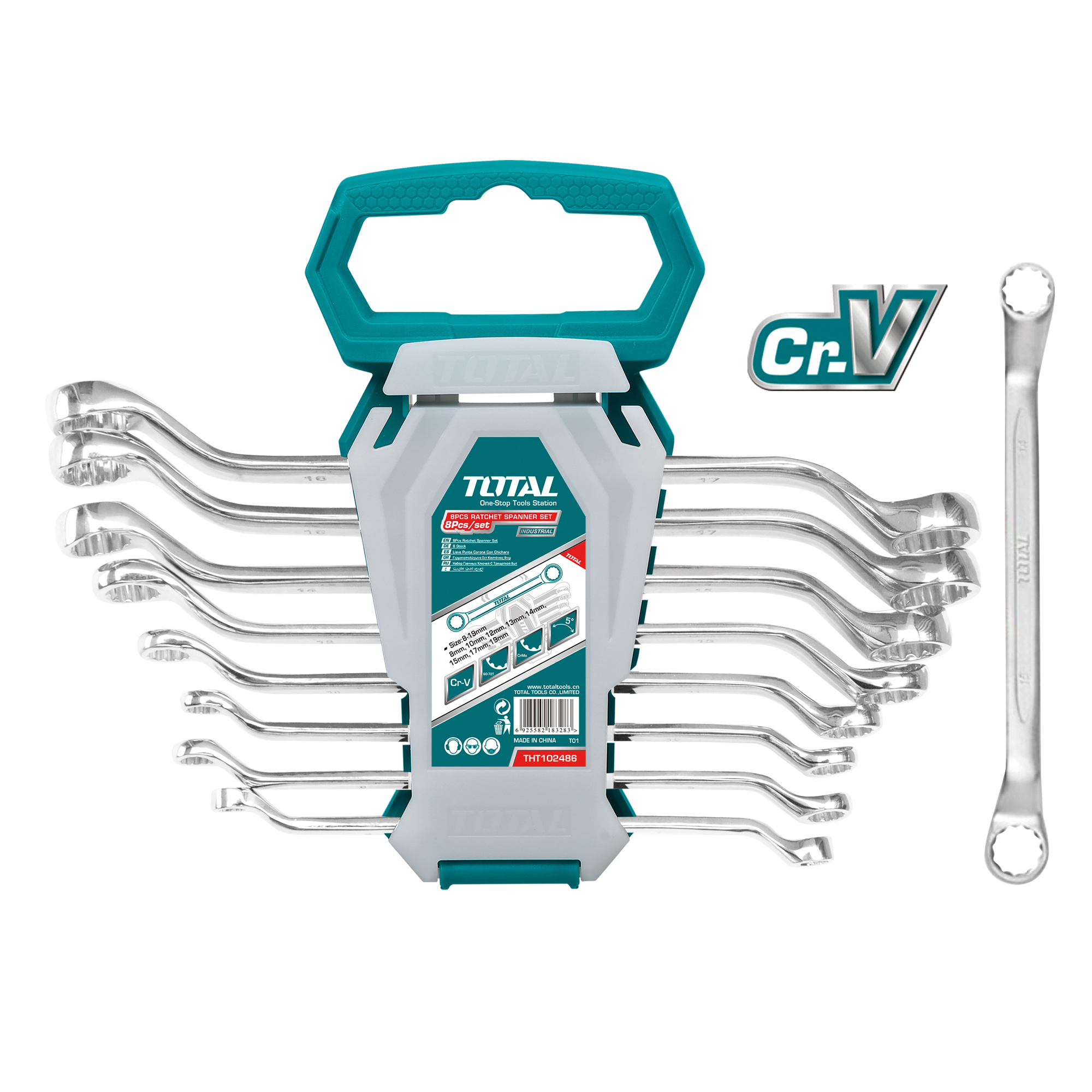 Set of 8 double offset wrenches  THT102486