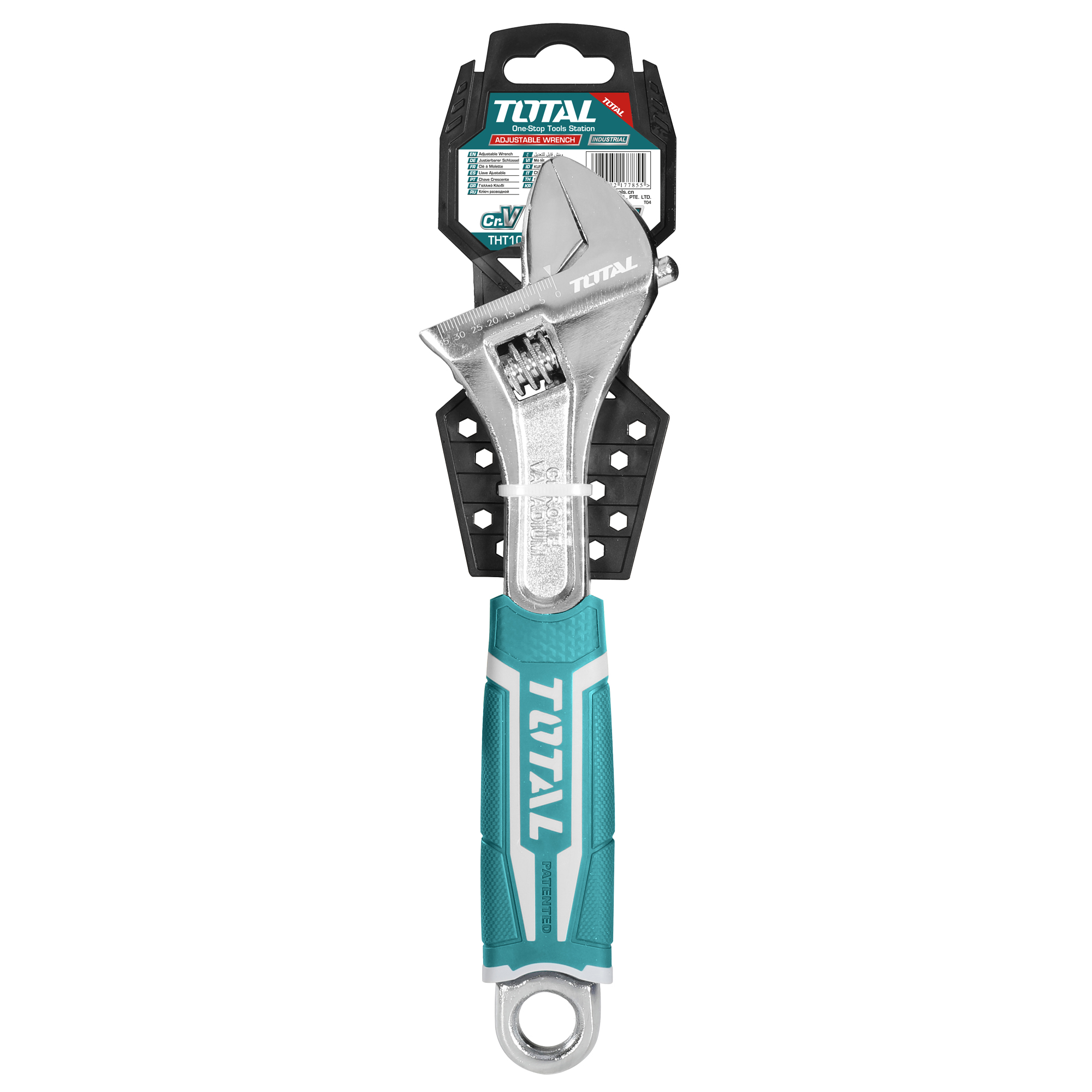 Adjustable wrench  THT101 | 250 mm/opening 0-35 mm | Chrome-vanadium (Cr-V)
