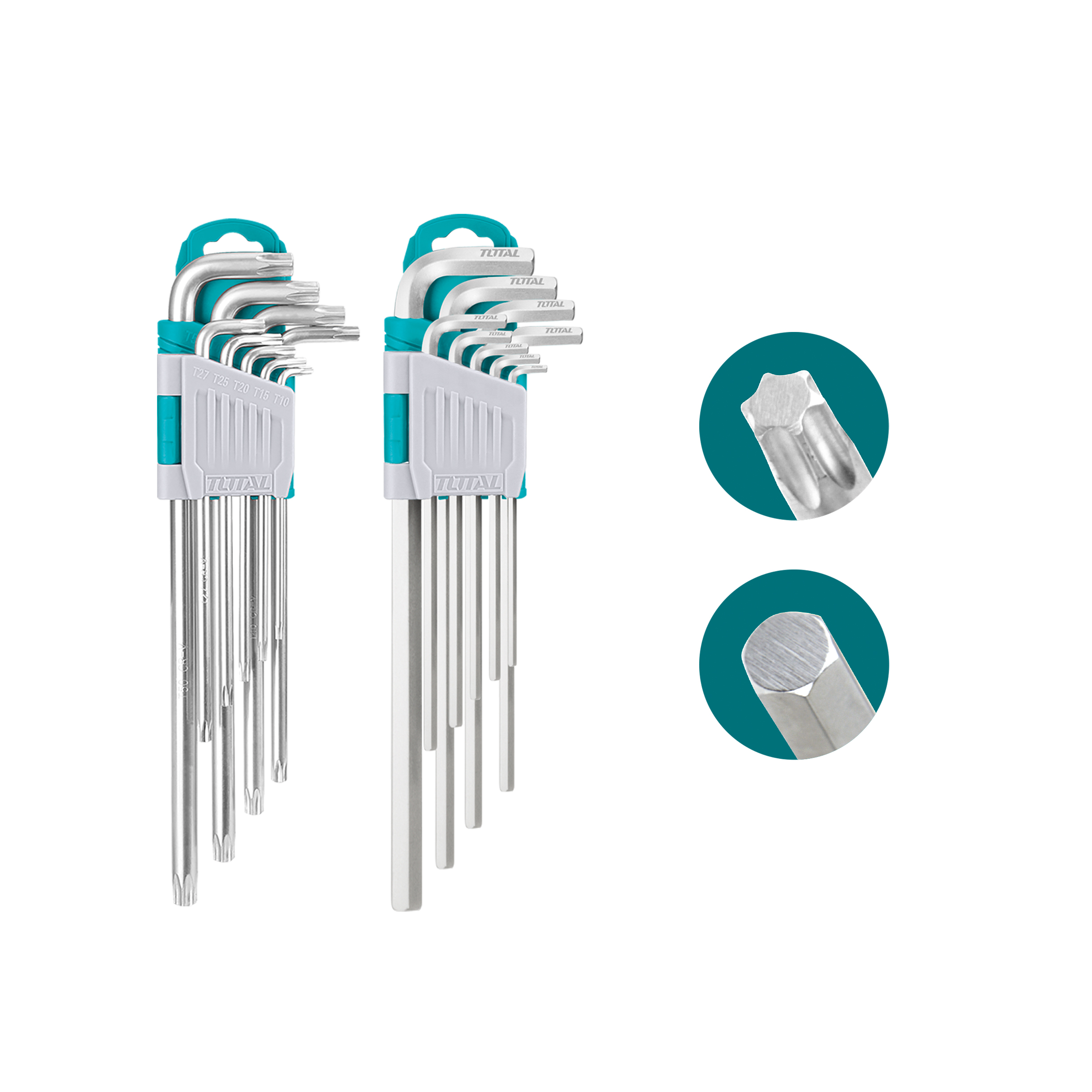 2 sets of Allen and Torx keys  THT106KT0181 | Chrome-vanadium (Cr-V)