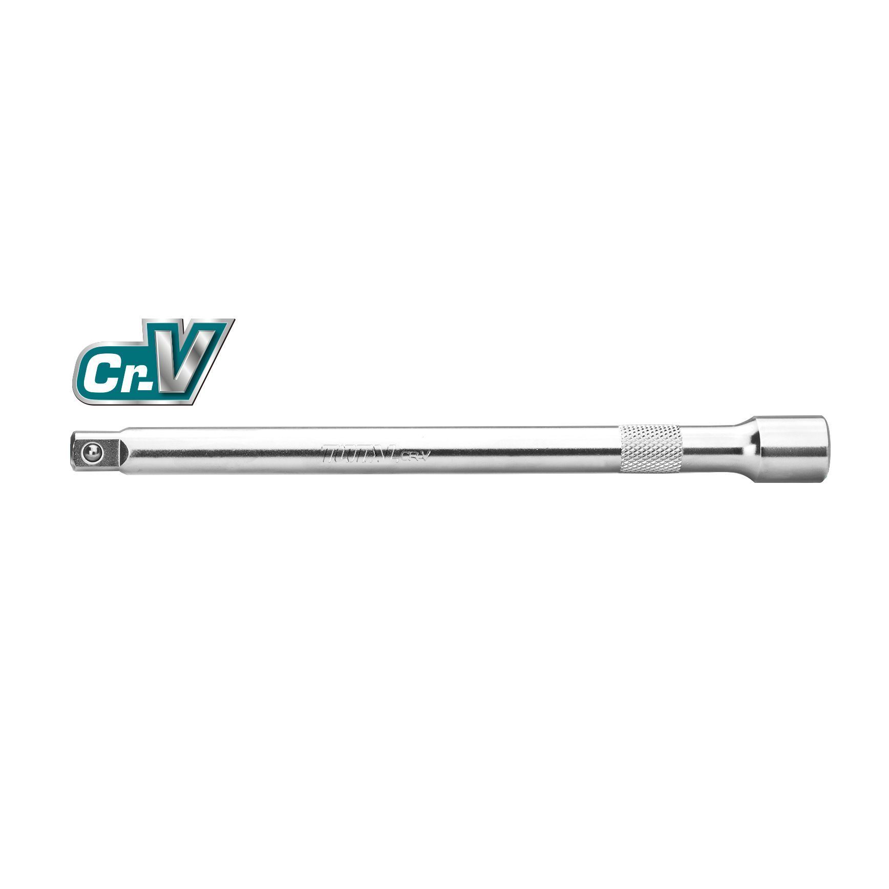 Square drive extension bar 1/2'' THEB12 | 125 mm | Chrome-vanadium (Cr-V)