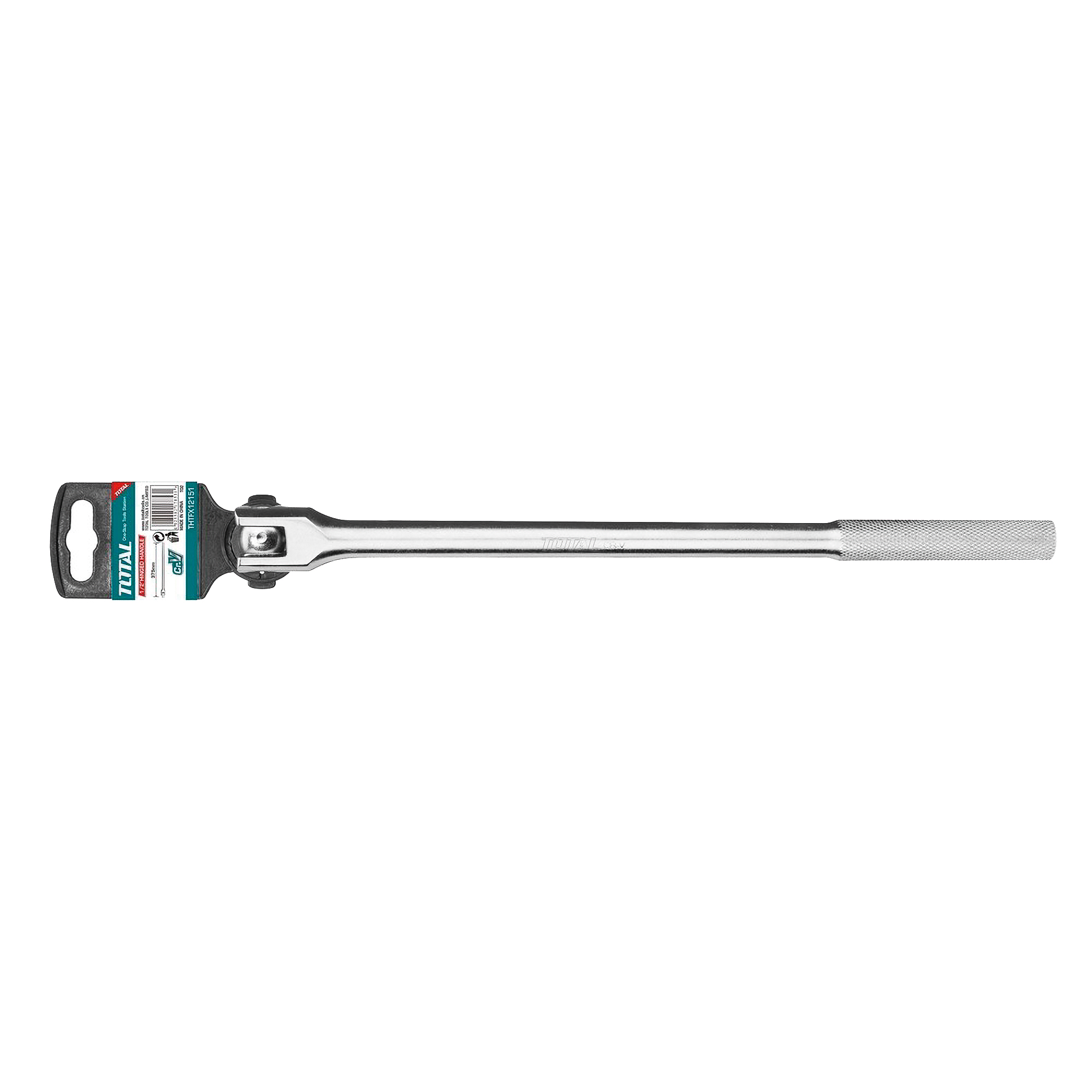 Articulated extension bar 1/2'' THTFX12151 | 375 mm | Chrome-vanadium (Cr-V)