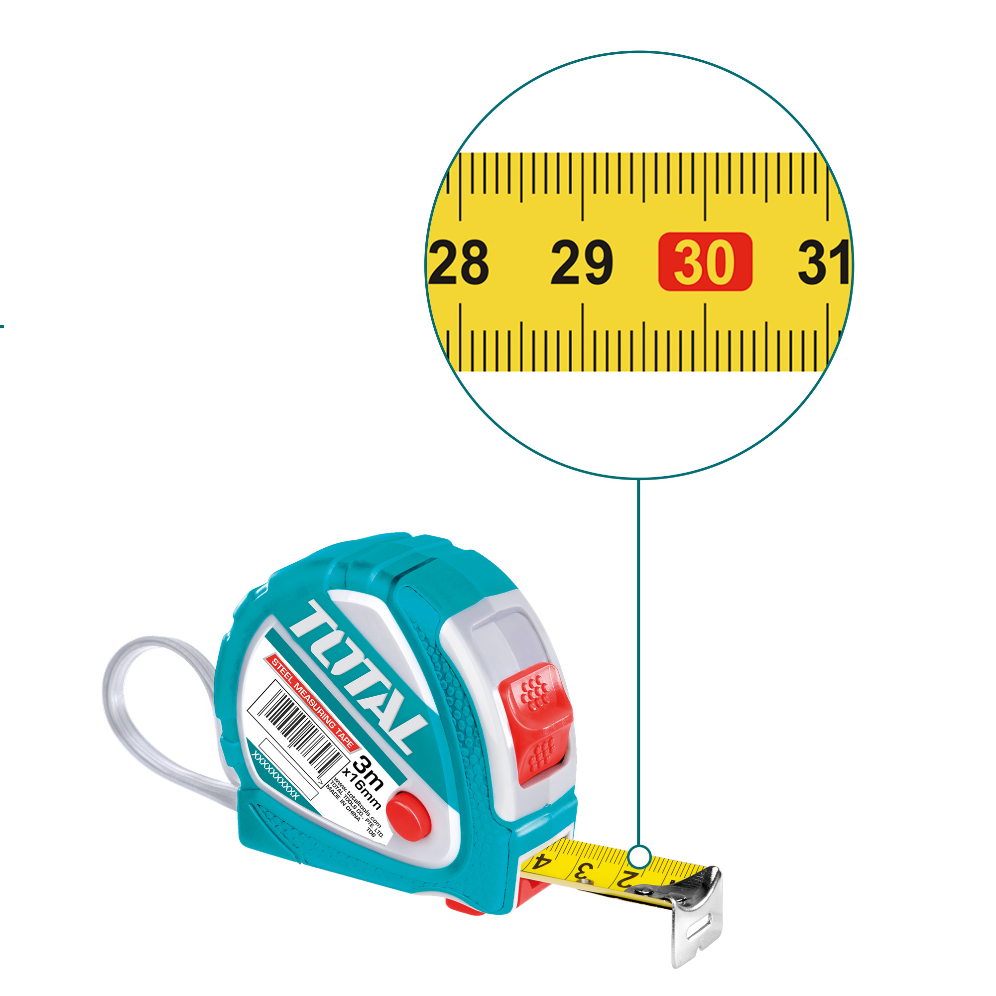 Tape measure TMT1260 | 5 m x 19 mm