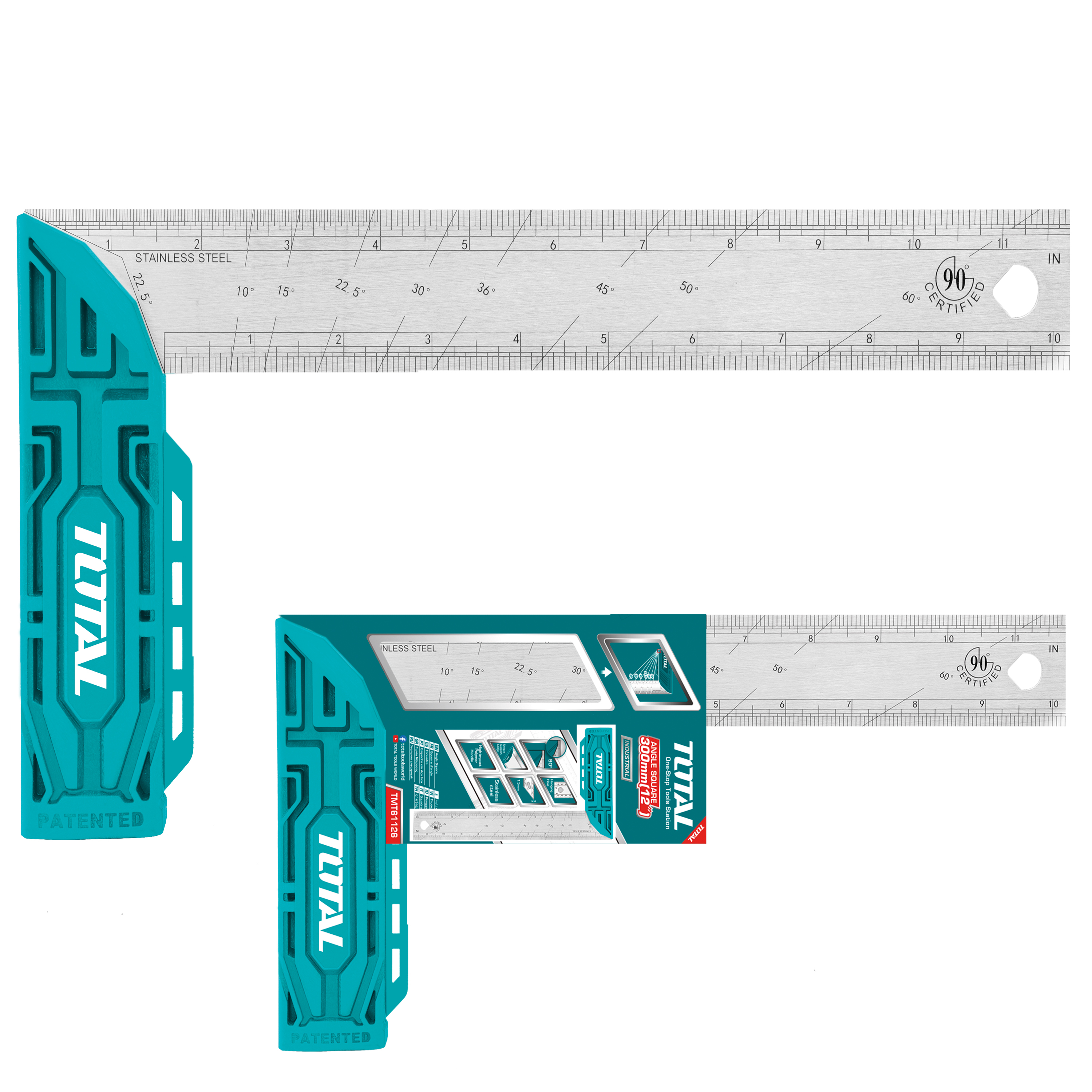 Square TMT61126 | 300 x 1.5 mm | Stainless steel