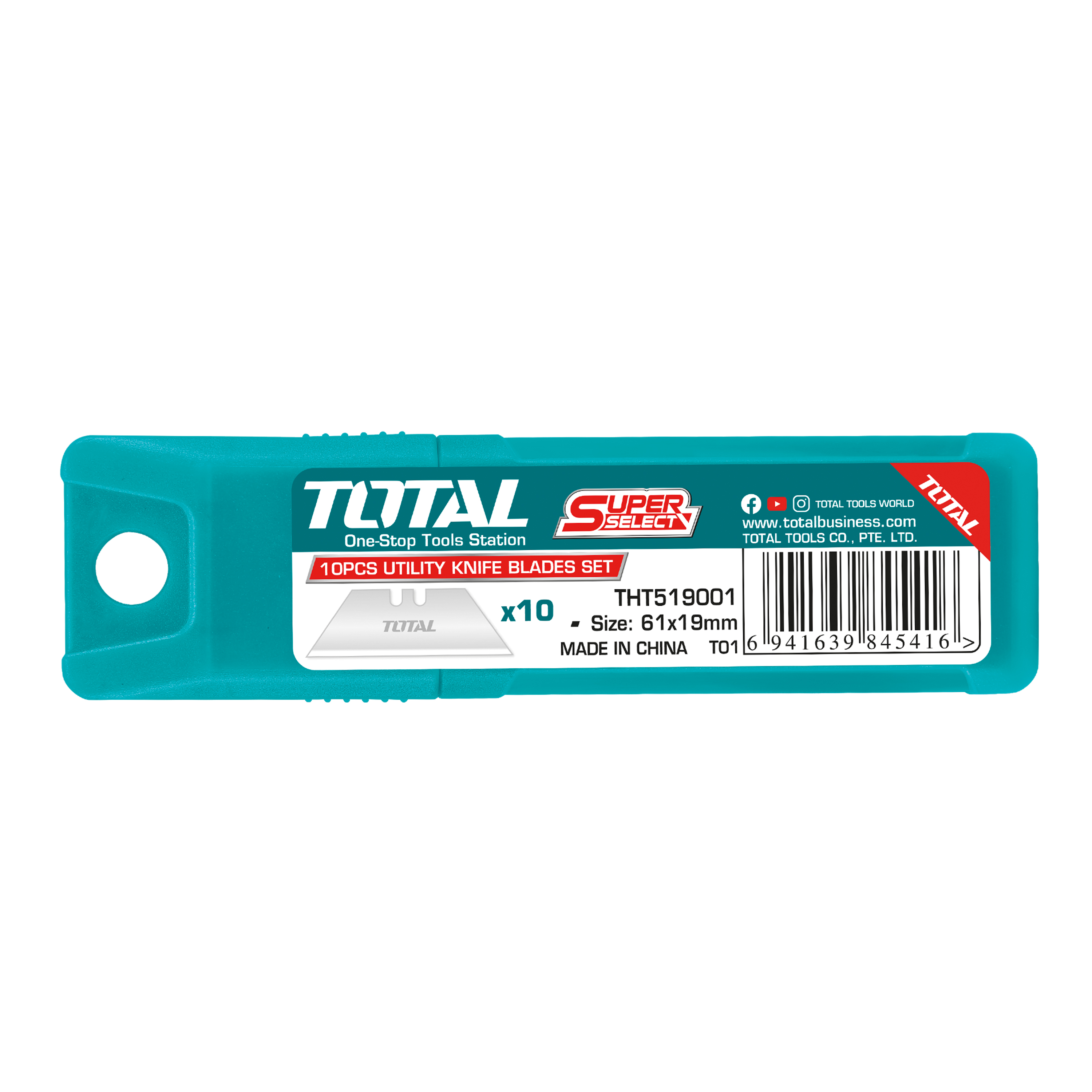 Replacement blades for utility knife THT519001 | 61 x 19 mm