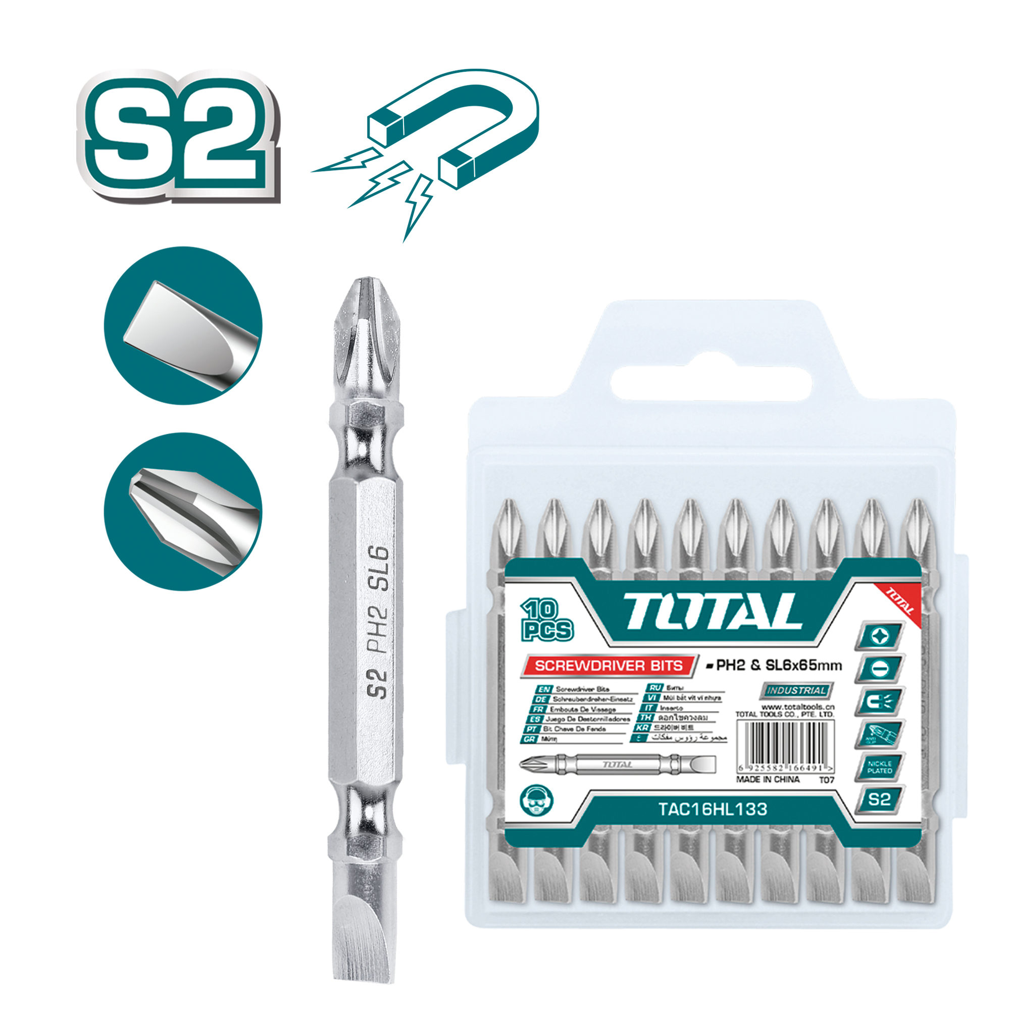 Bits - PH2 / SL6 TAC16HL133 | 65 mm