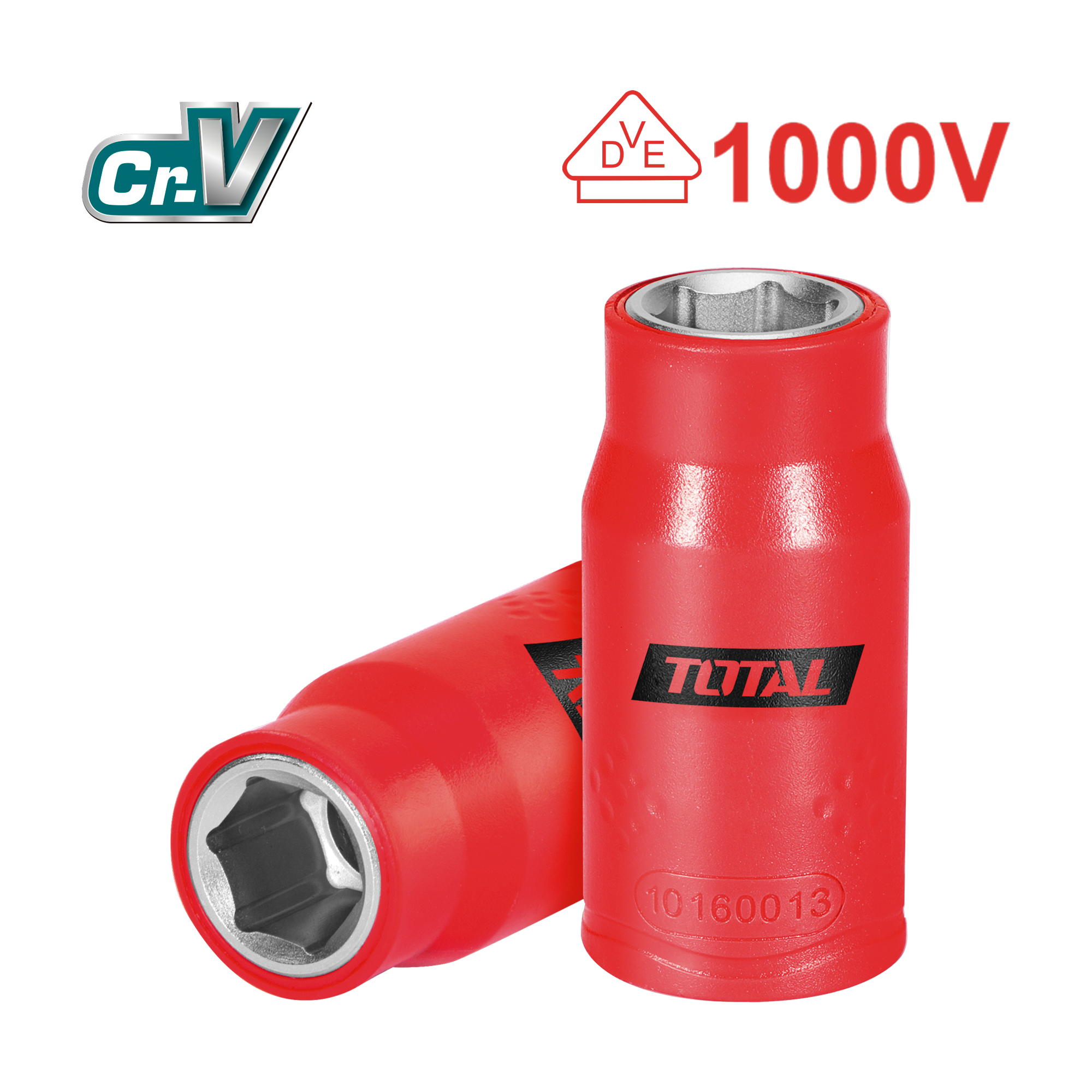1/2'' insulated hexagonal socket THIHAST12 | 13 mm | Chrome-vanadium (Cr-V)
