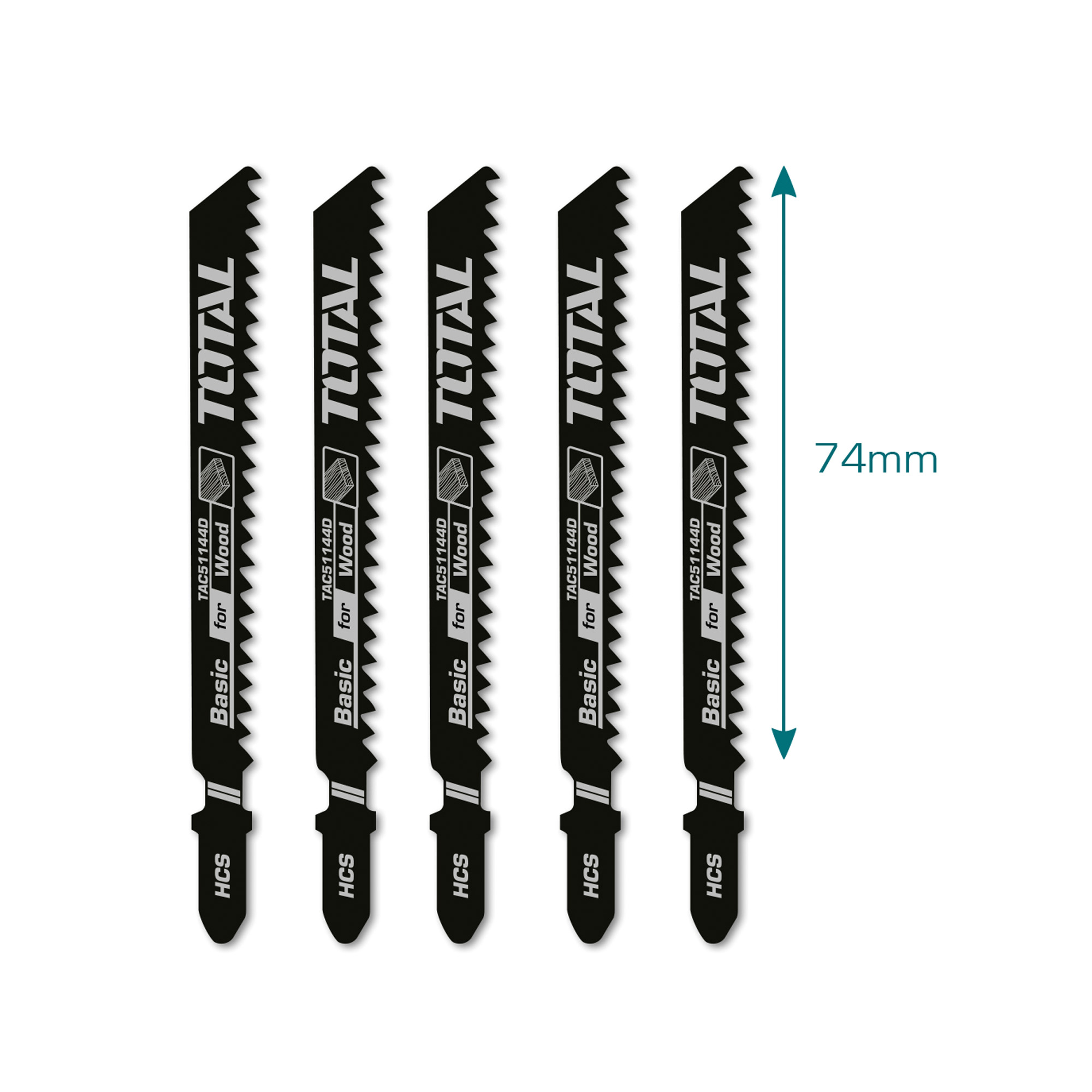 Jigsaw blades TJSBT111C | 74 mm
