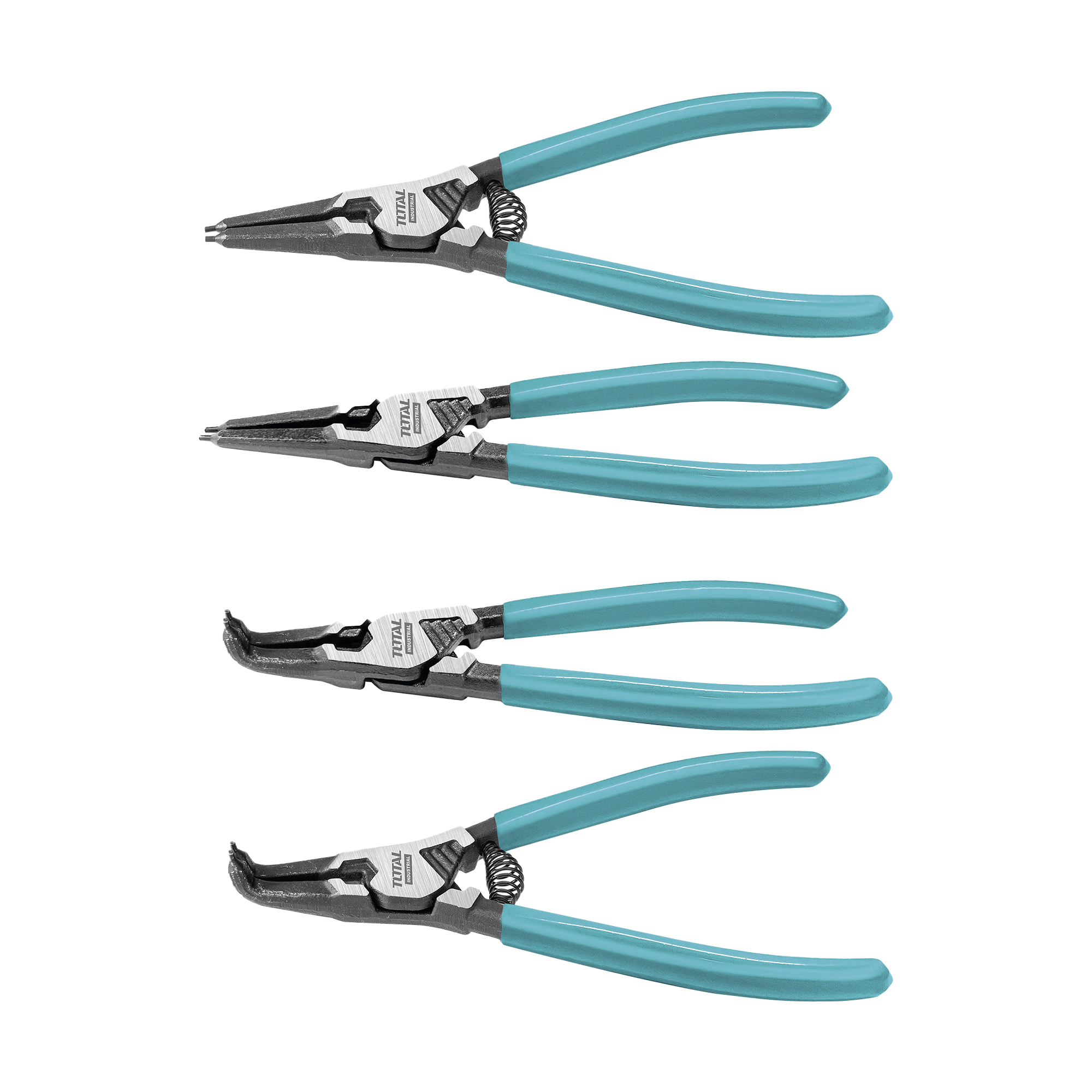 Set of 4 circlip pliers THTJ214042 | 180 mm | Carbon steel