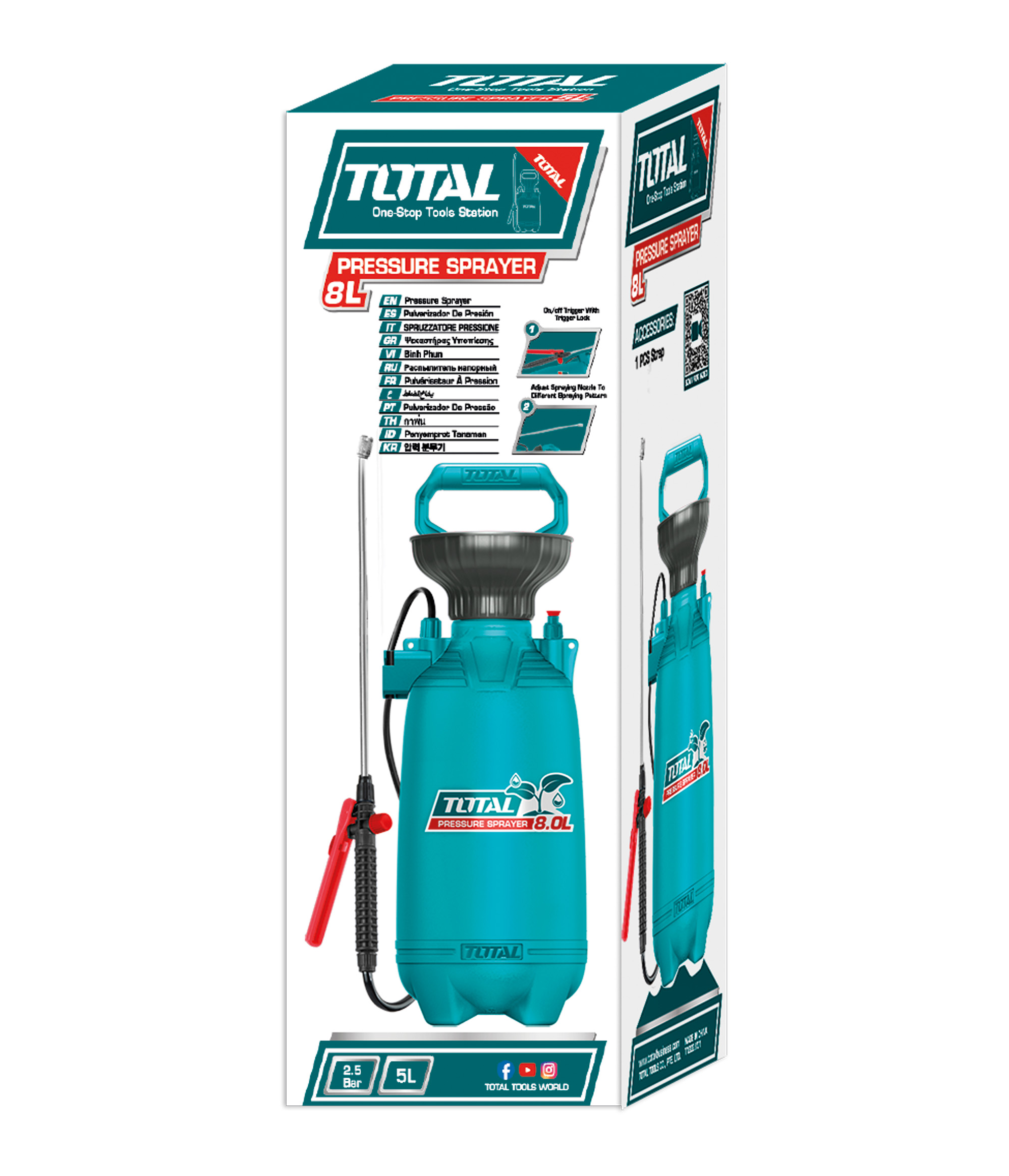 Sprayer with lance THSPP30 | 8 l