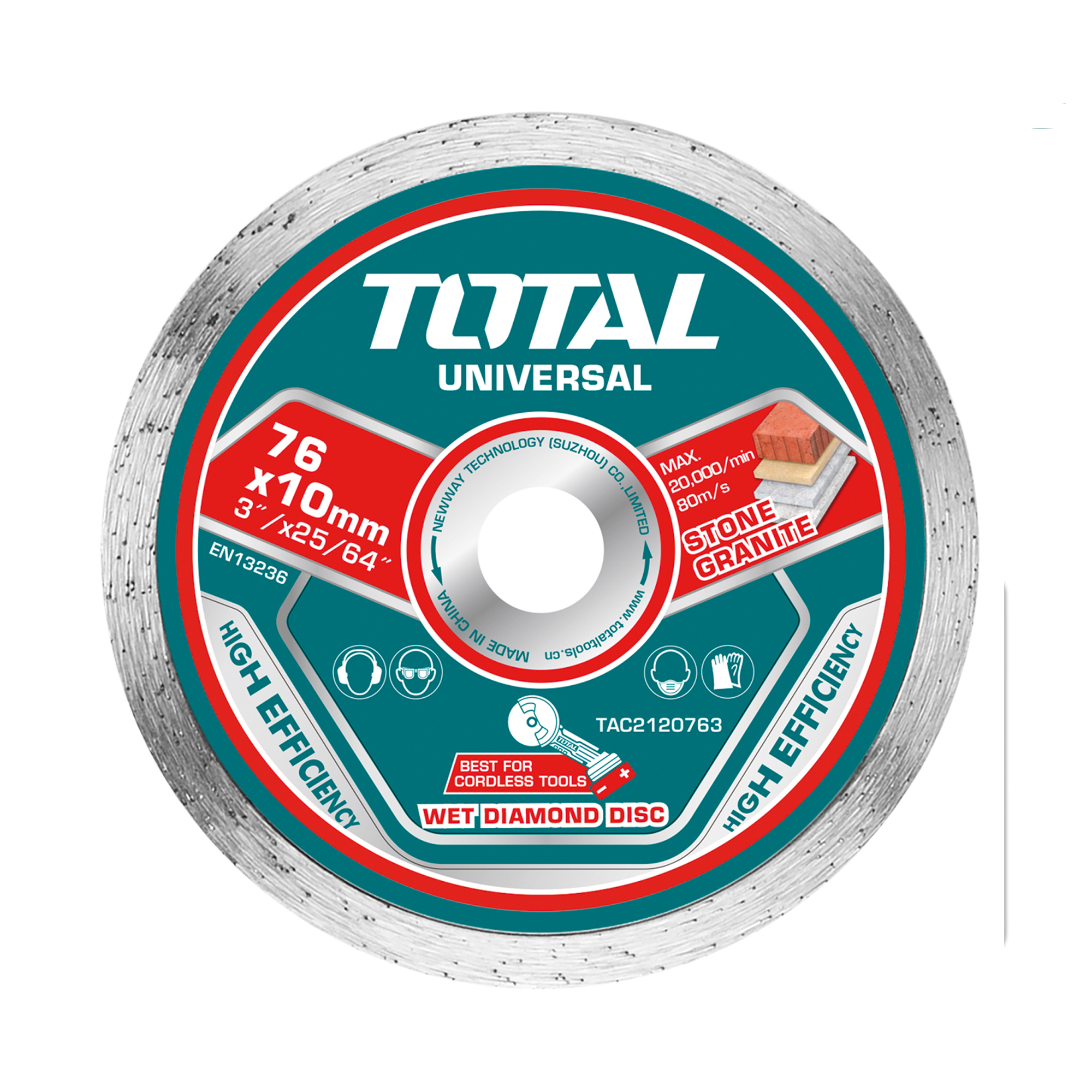 Diamond Disc for Bricks and Concrete TAC2120763 | 76 mm