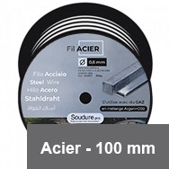 100mm diameter spool for STEEL welding